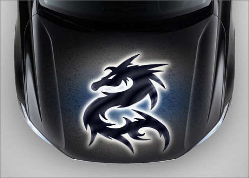 Винилография дракон