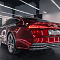 Audi A7 оклейка в красную виниловую пленку IRISTEK, ORB5P