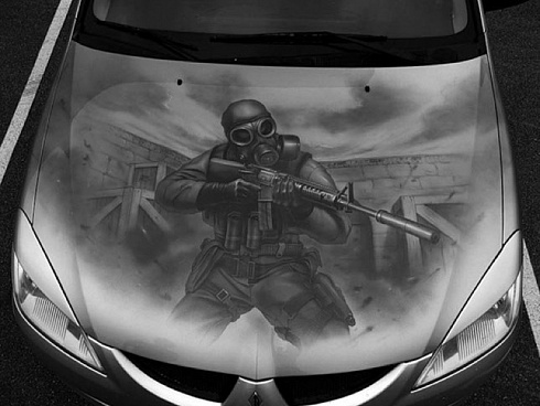 S.T.A.L.K.E.R винилография в Москве на авто