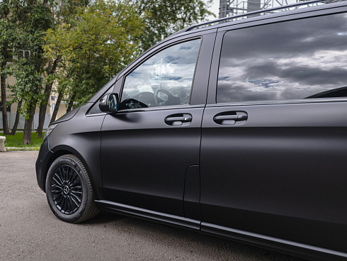 Полиуретановая пленка PPF Colors Satin Midnight Black (полуночно-черный сатин), матовая, UC1190, 1,52×15 м