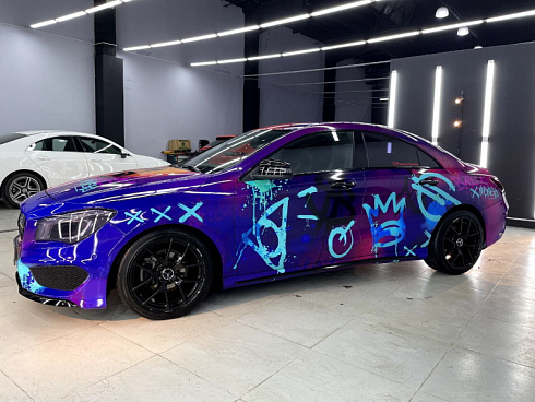 Стайлинг Mercedes-Benz CLAв Москве. Пример.