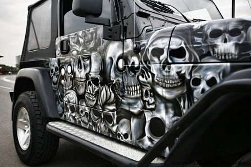 Череп — на автомобиль, мотоцикл, шлем