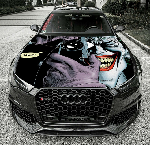 Автовинил винилография рисунок Джокер