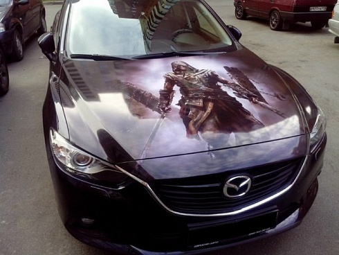 Ассасин винилография на кузов автомобиля