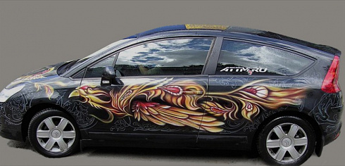 Аэрография винилография на авто на весь кузов
