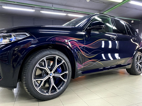 Винилография Волны и полиуретановая защита