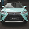 Lexus RX оклейка в цвет Tiffany виниловой пленкой Иристек, перешив ремней безопасности