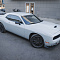 Dodge Challenger оклейка цветным полиуретаном IRISTEK PPF Colors Volcanic Grey, UC1081