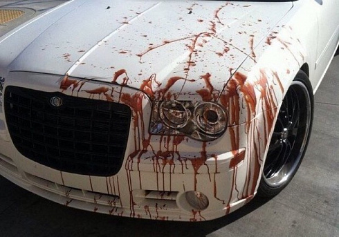 Аэрография кровавая машина