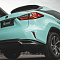 Lexus RX оклейка в цвет Tiffany виниловой пленкой Иристек, перешив ремней безопасности