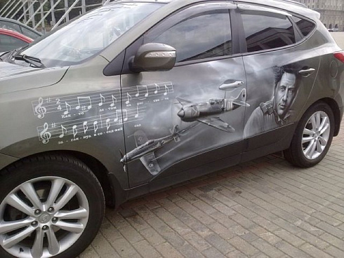 Наклейки на авто Маэстро В бой идут одни старики