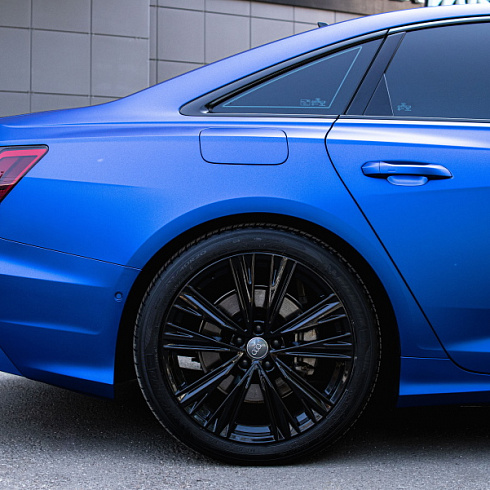 Авто в синий цвет